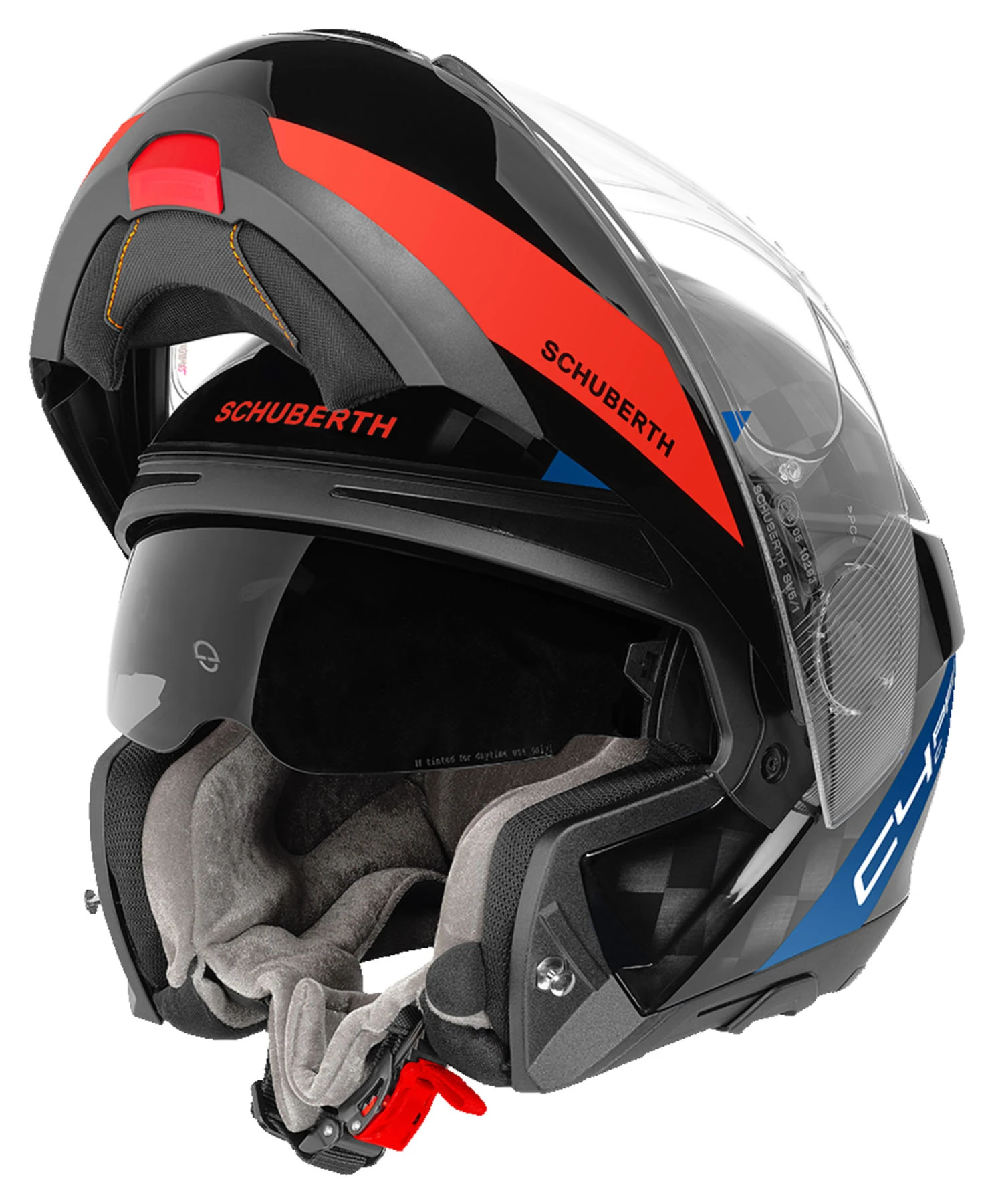 Schuberth C4 Pro Carbon Avio Blue - Image 7