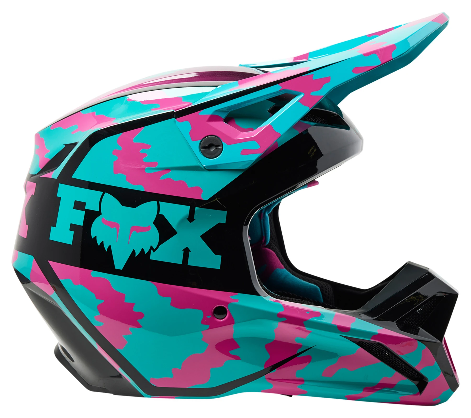 Fox V1 Nuklr Motocross Helmet - Image 5
