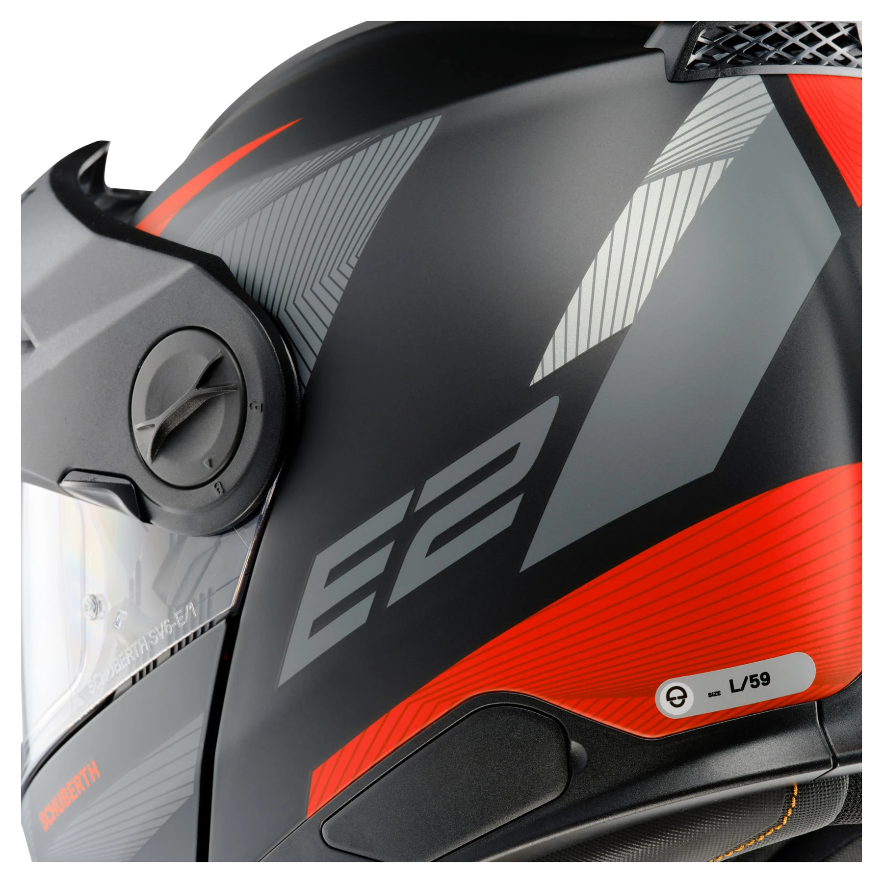 SCHUBERTH E2 DEFENDER RED - Image 6