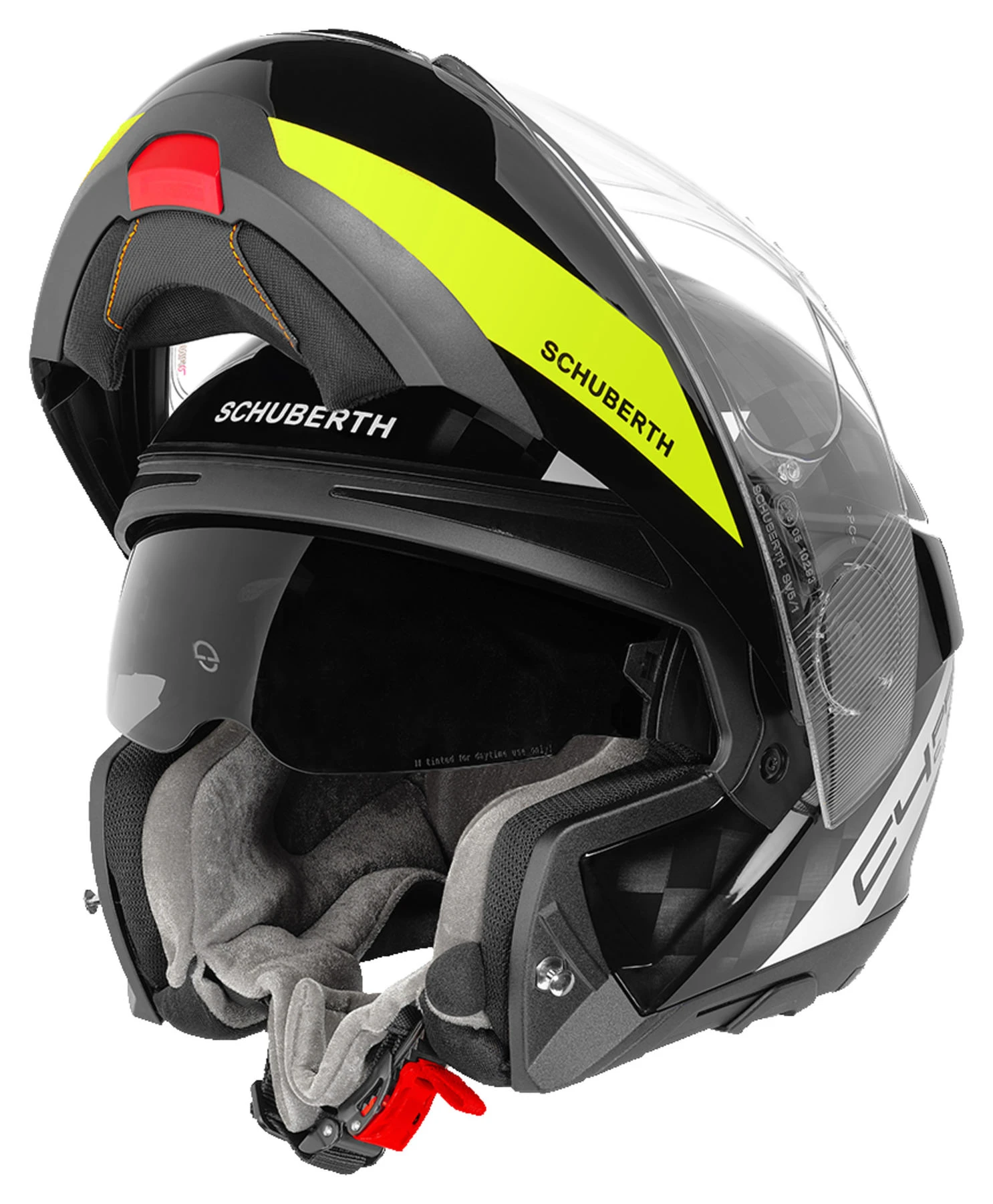 Schuberth C4 Pro Carbon Avio Yellow - Image 5
