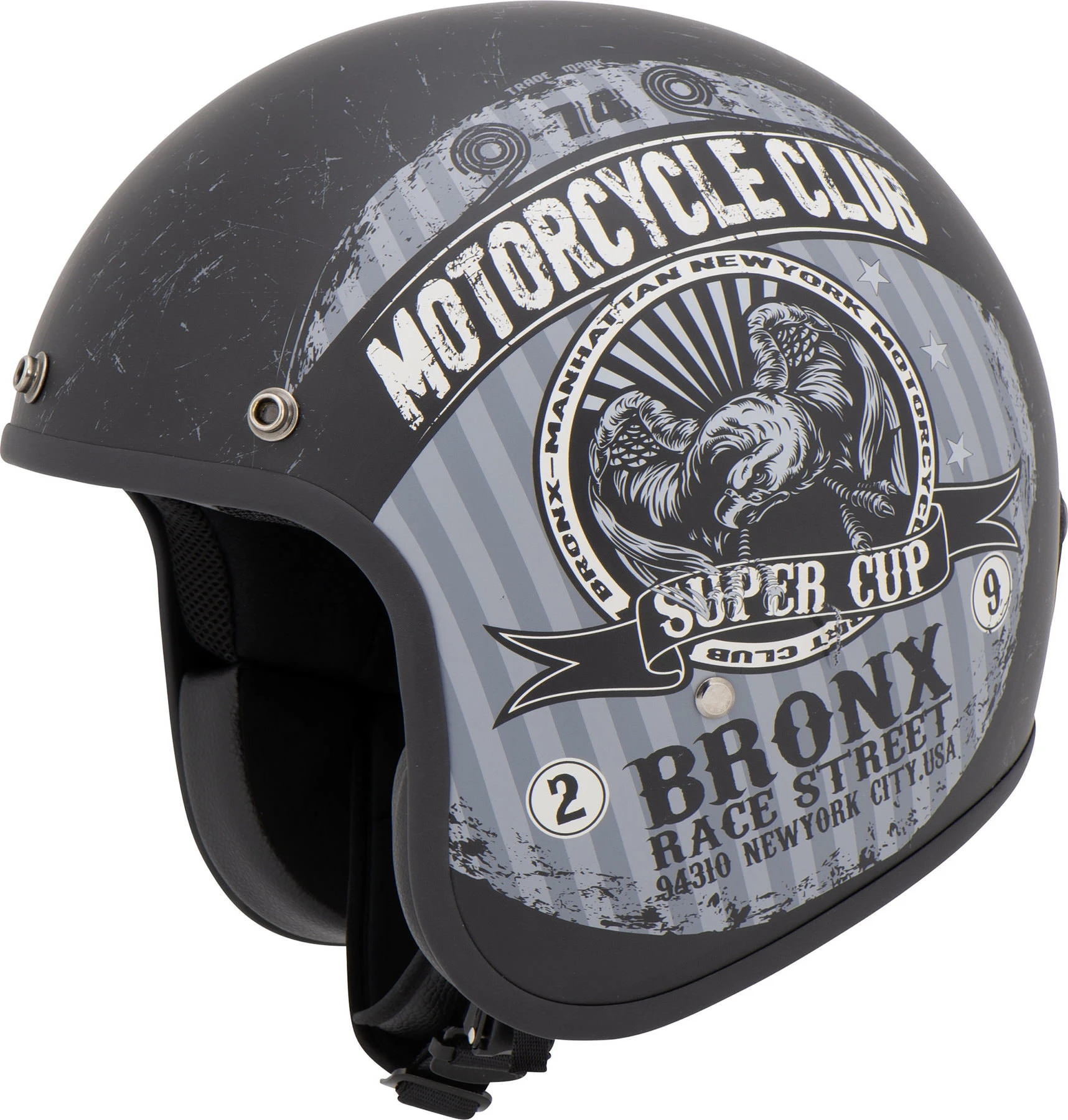 MTR Jet Fiber Jet Helmet - Image 4