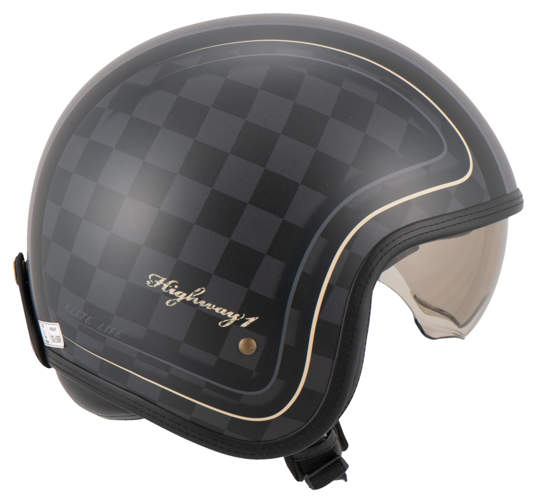 Highway 1 Retro 68 II Jet Helmet - Image 5