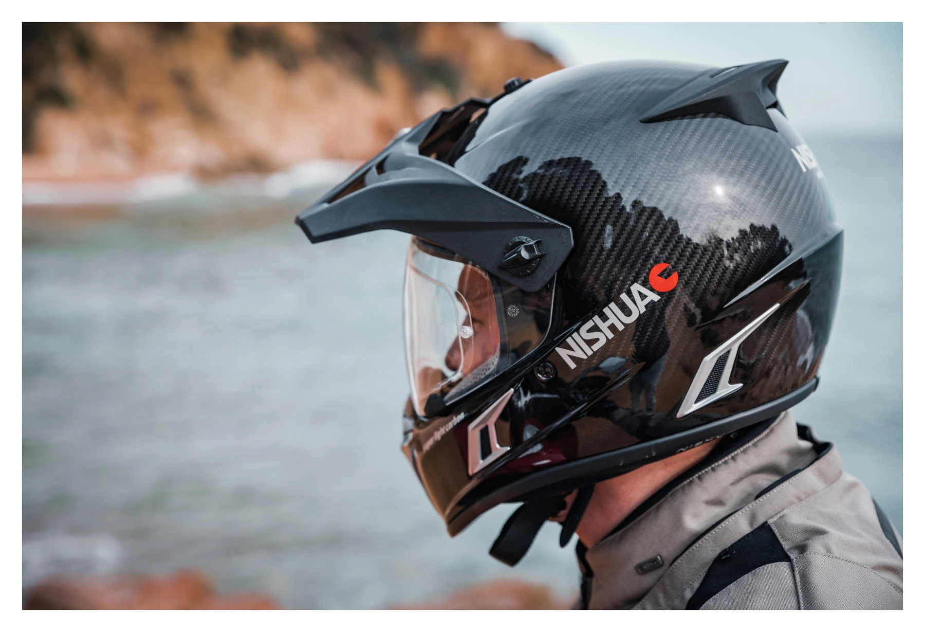 Nishua Enduro Carbon Enduro Helmet - Image 2