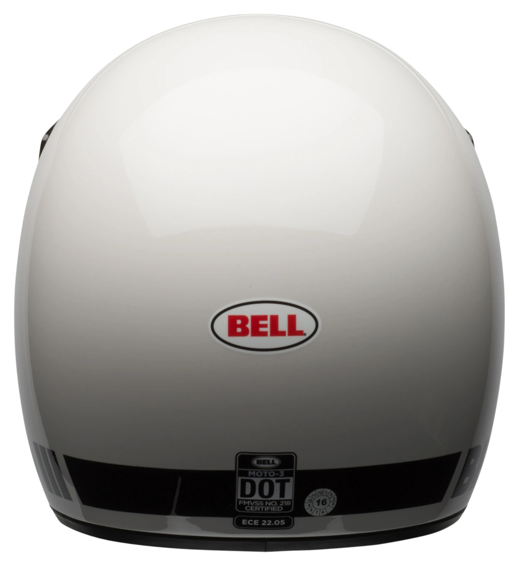 Bell Moto-3 Classic White - Image 3