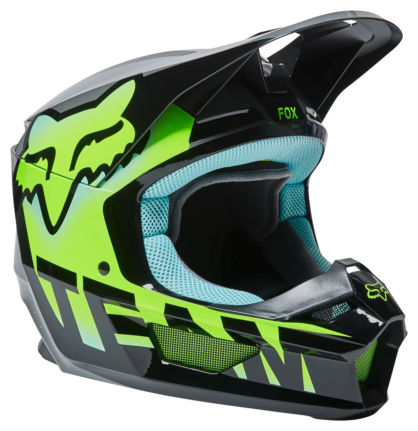 Fox V1 Trice, Motocross Helmet - Image 2