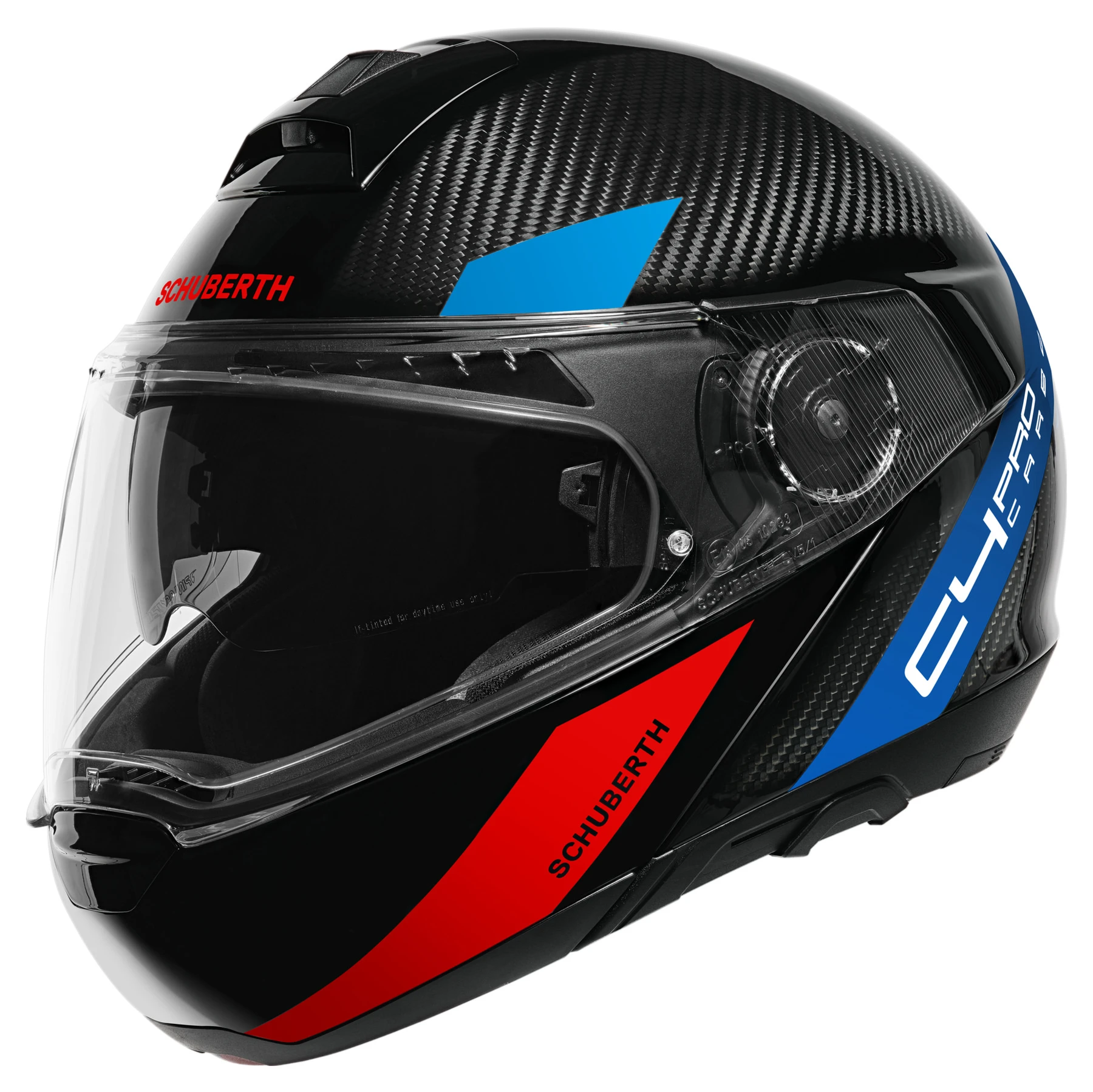Schuberth C4 Pro Carbon Avio Blue 3K - Image 2