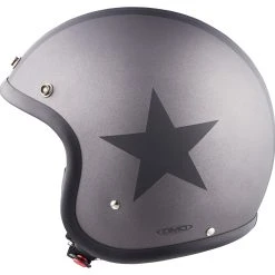 DMD Vintage Star Grey Jet Helmet