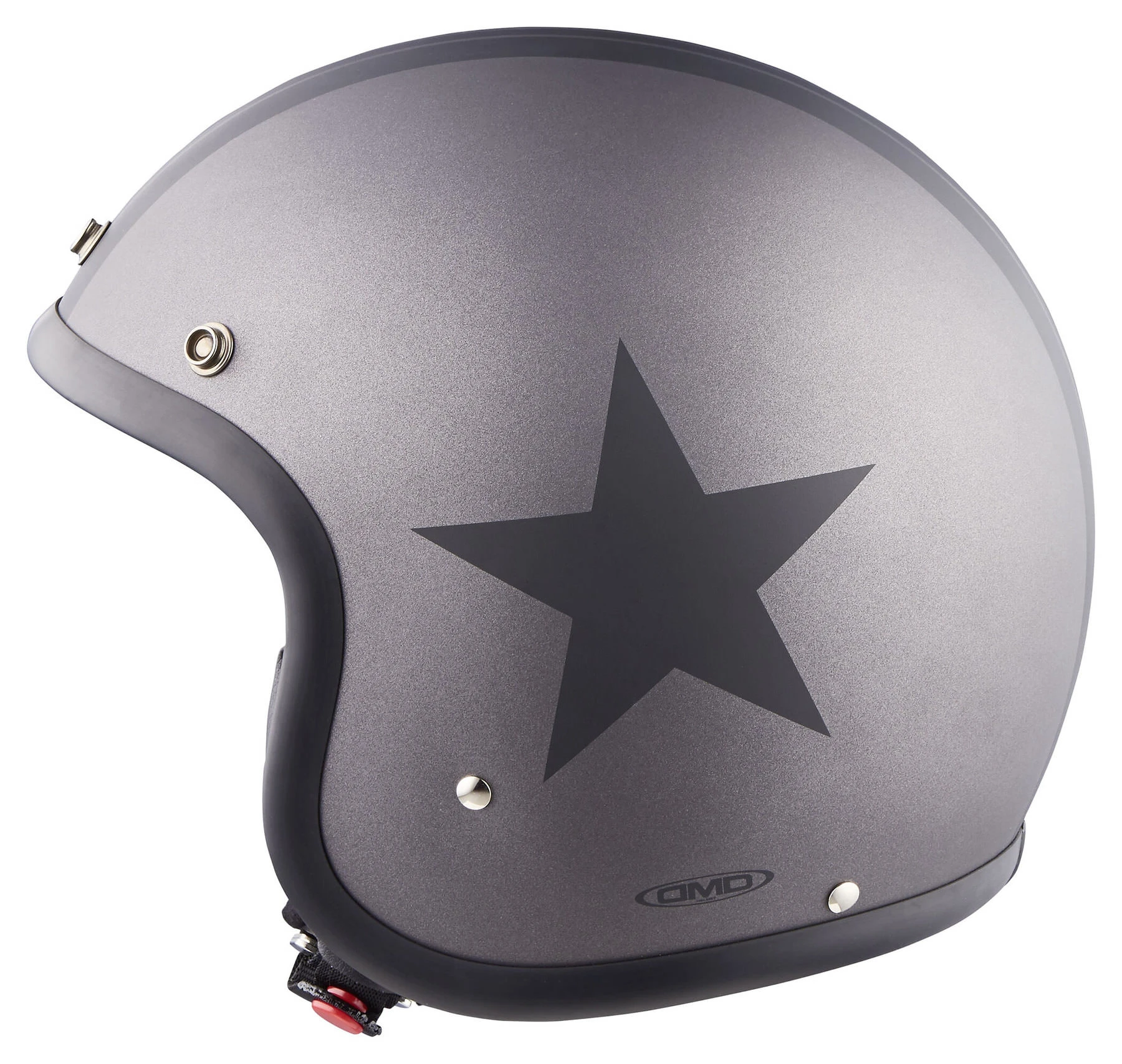 DMD Vintage Star Grey Jet Helmet