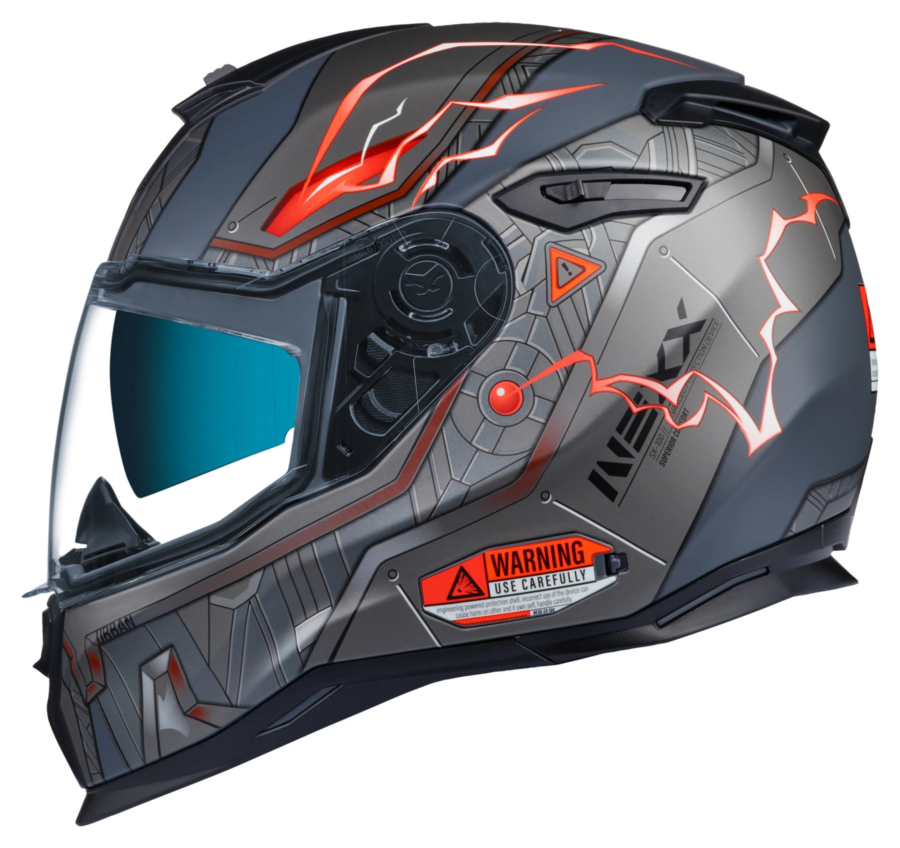 Nexx SX.100 Gigabot Full-Face Helmet