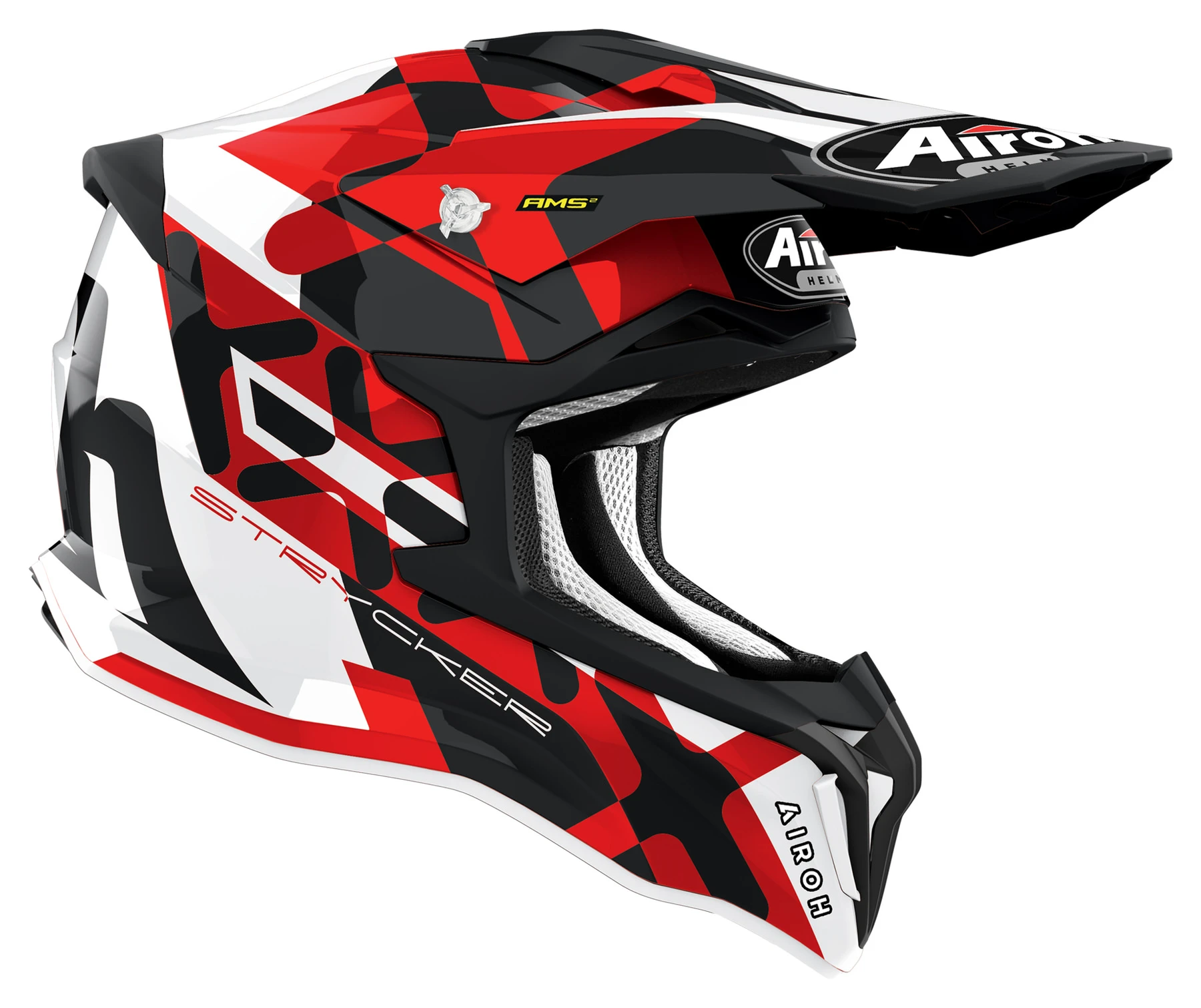 Airoh Strycker XXX Red Gloss - Image 2