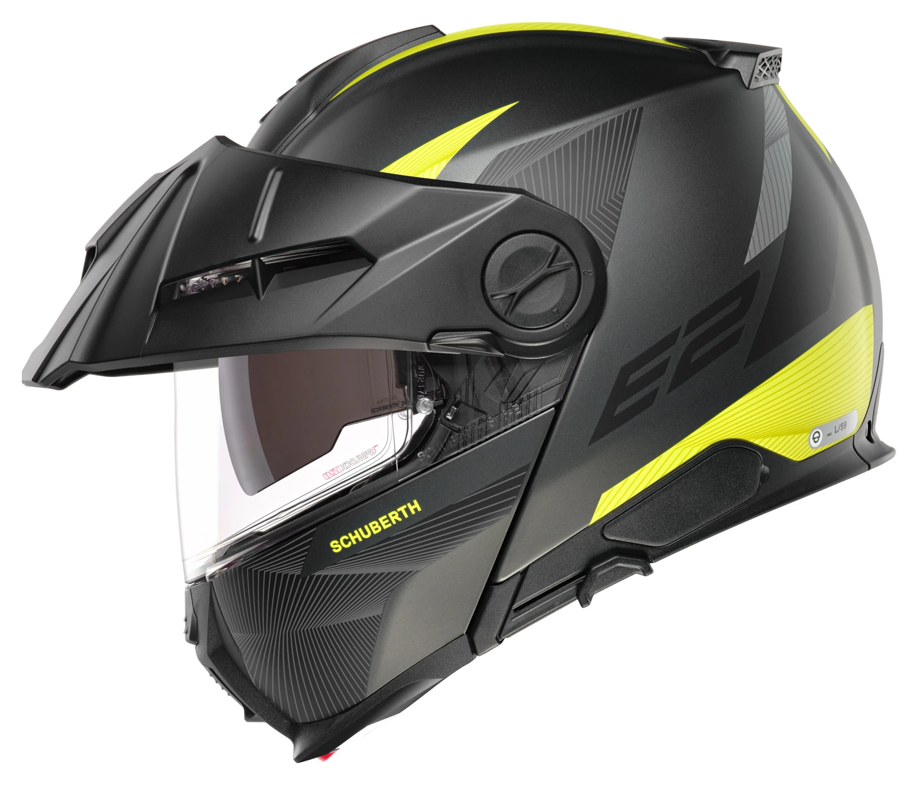 SCHUBERTH E2 DEFENDER YELLOW
