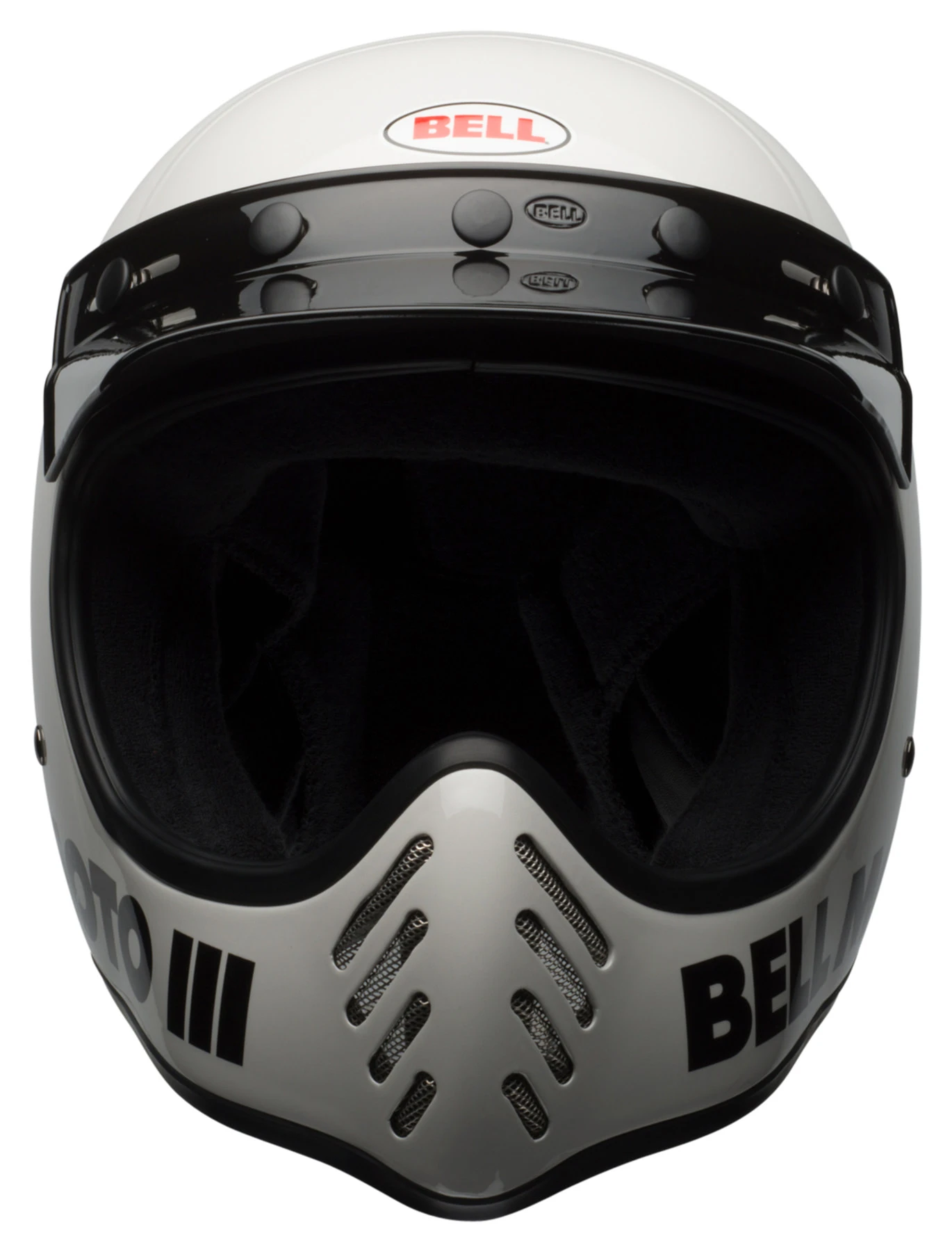Bell Moto-3 Classic White - Image 2
