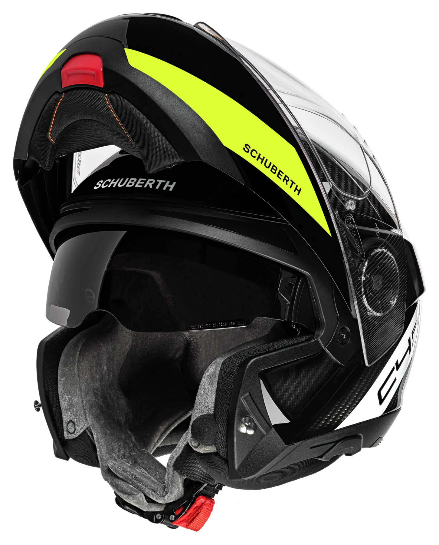 Schuberth C4 Pro Carbon Avio Yellow 3K - Image 2