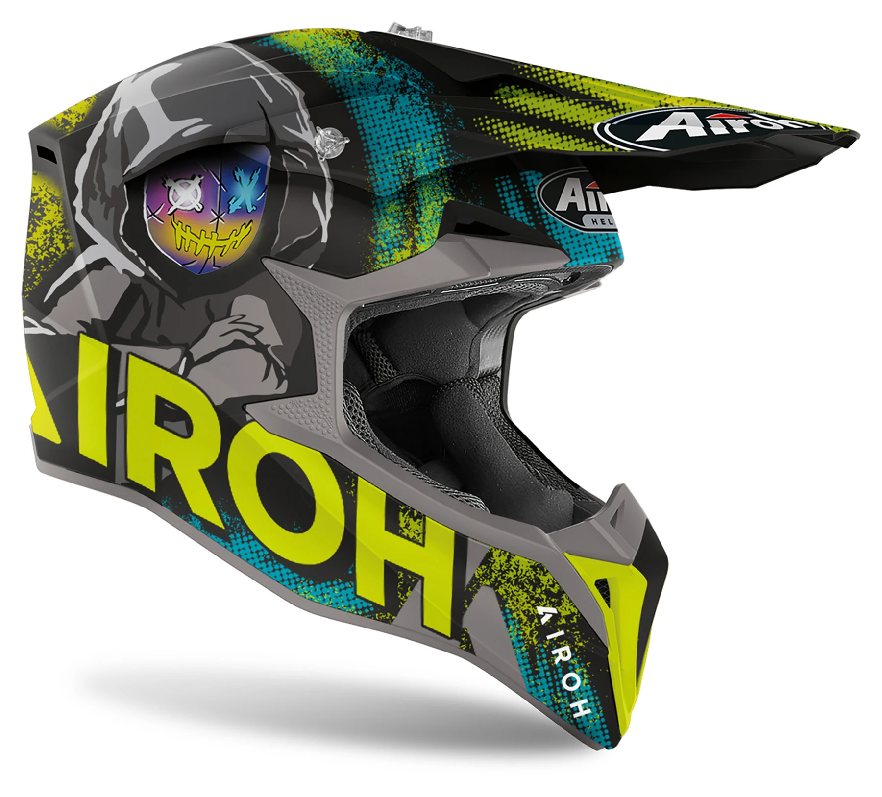 Airoh Wraap Alien Yellow Matt - Image 4