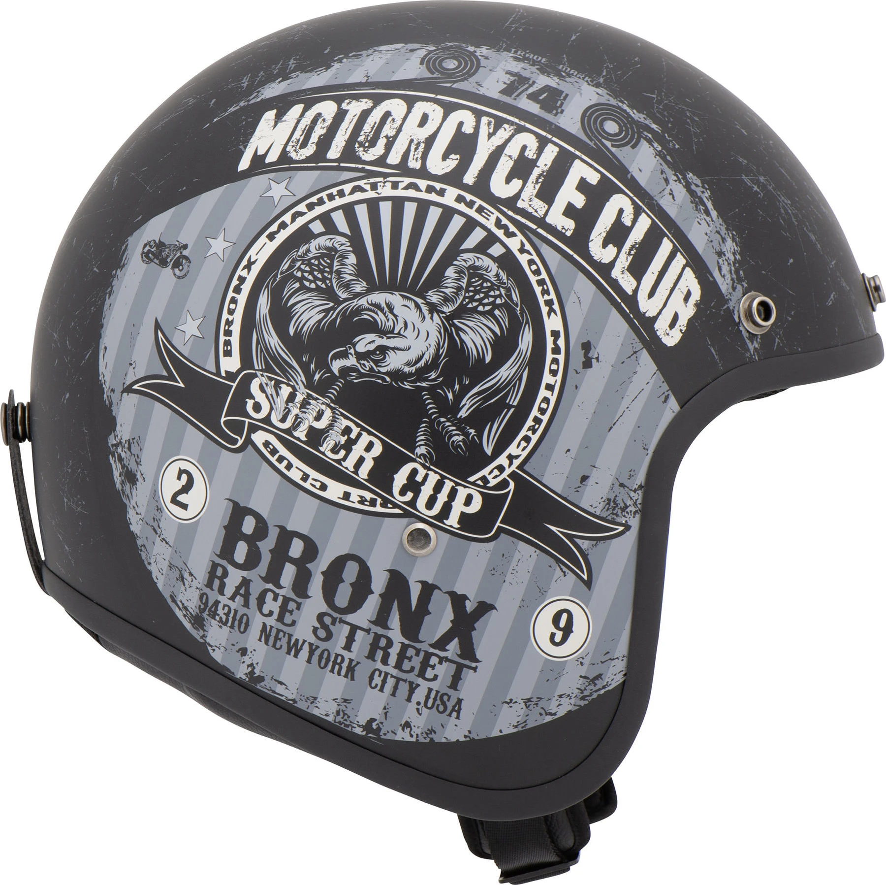 MTR Jet Fiber Jet Helmet - Image 2