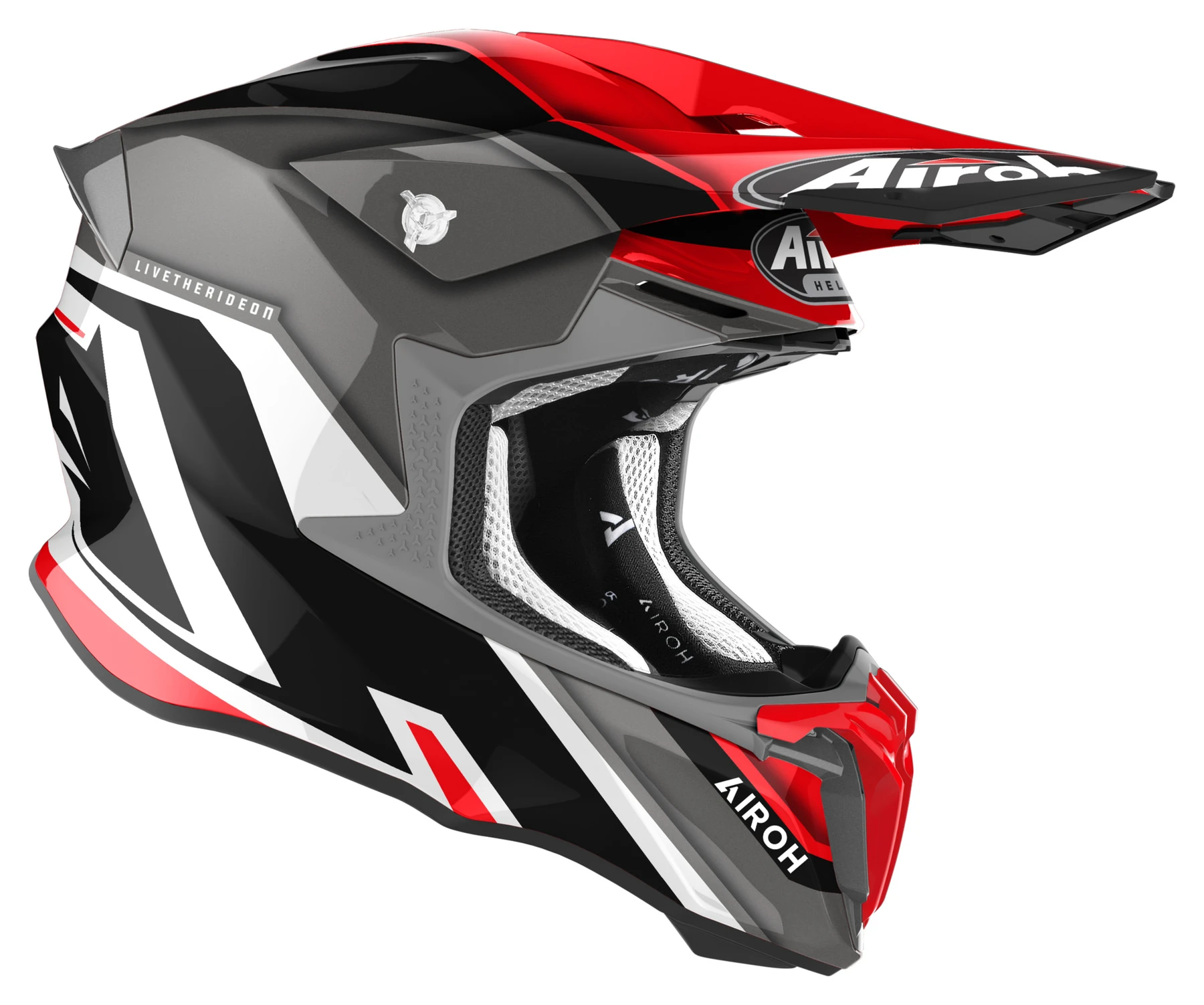 Airoh Twist 2.0 Shaken Red Glossy - Image 8