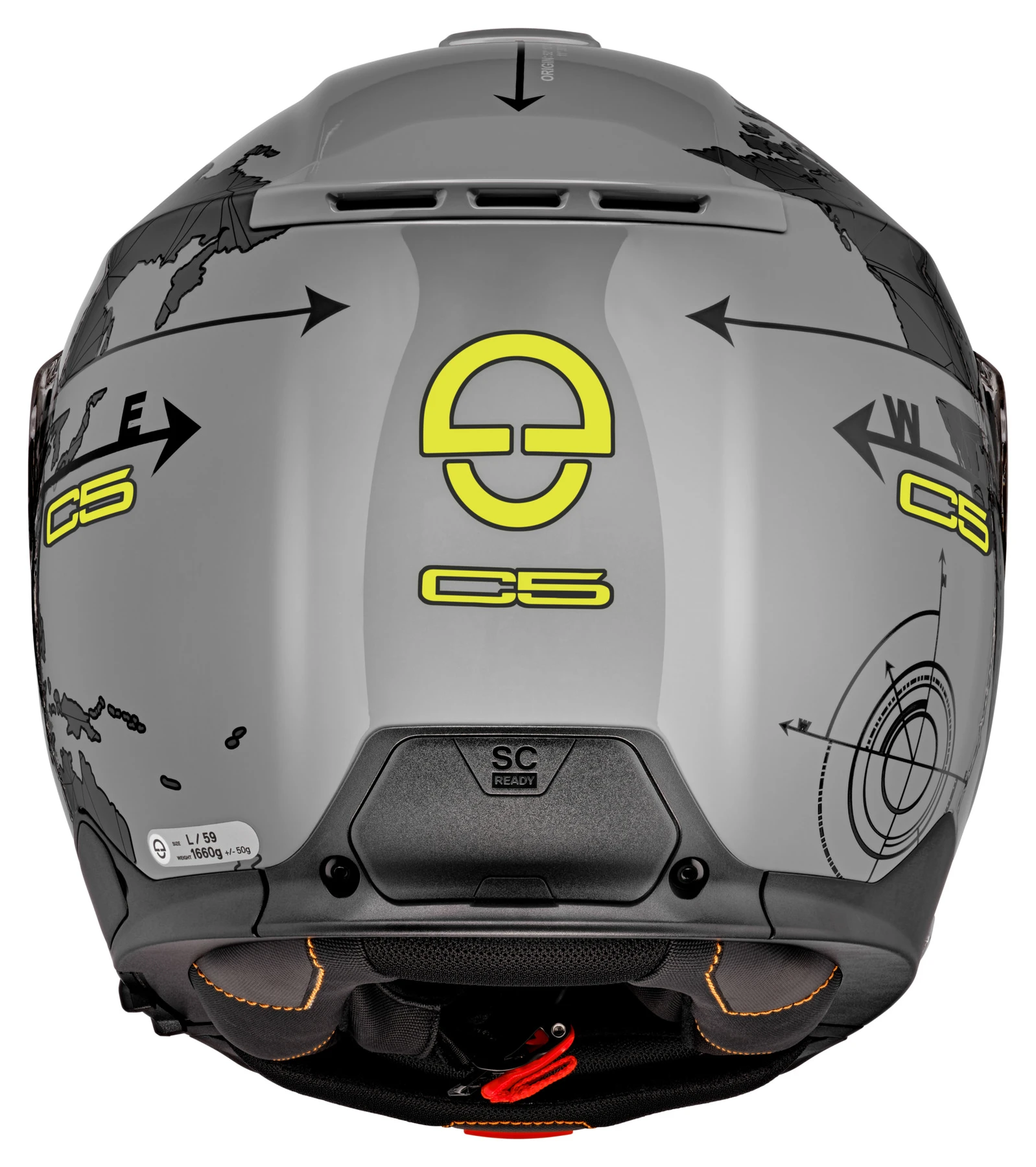 Schuberth C5 Globe Grey - Image 3