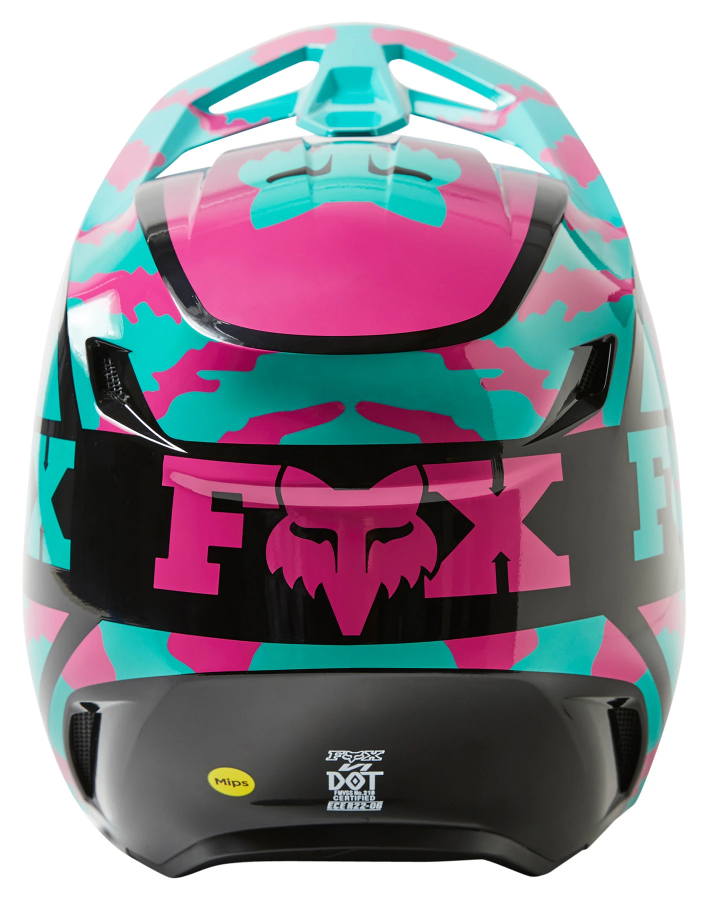Fox V1 Nuklr Motocross Helmet - Image 2