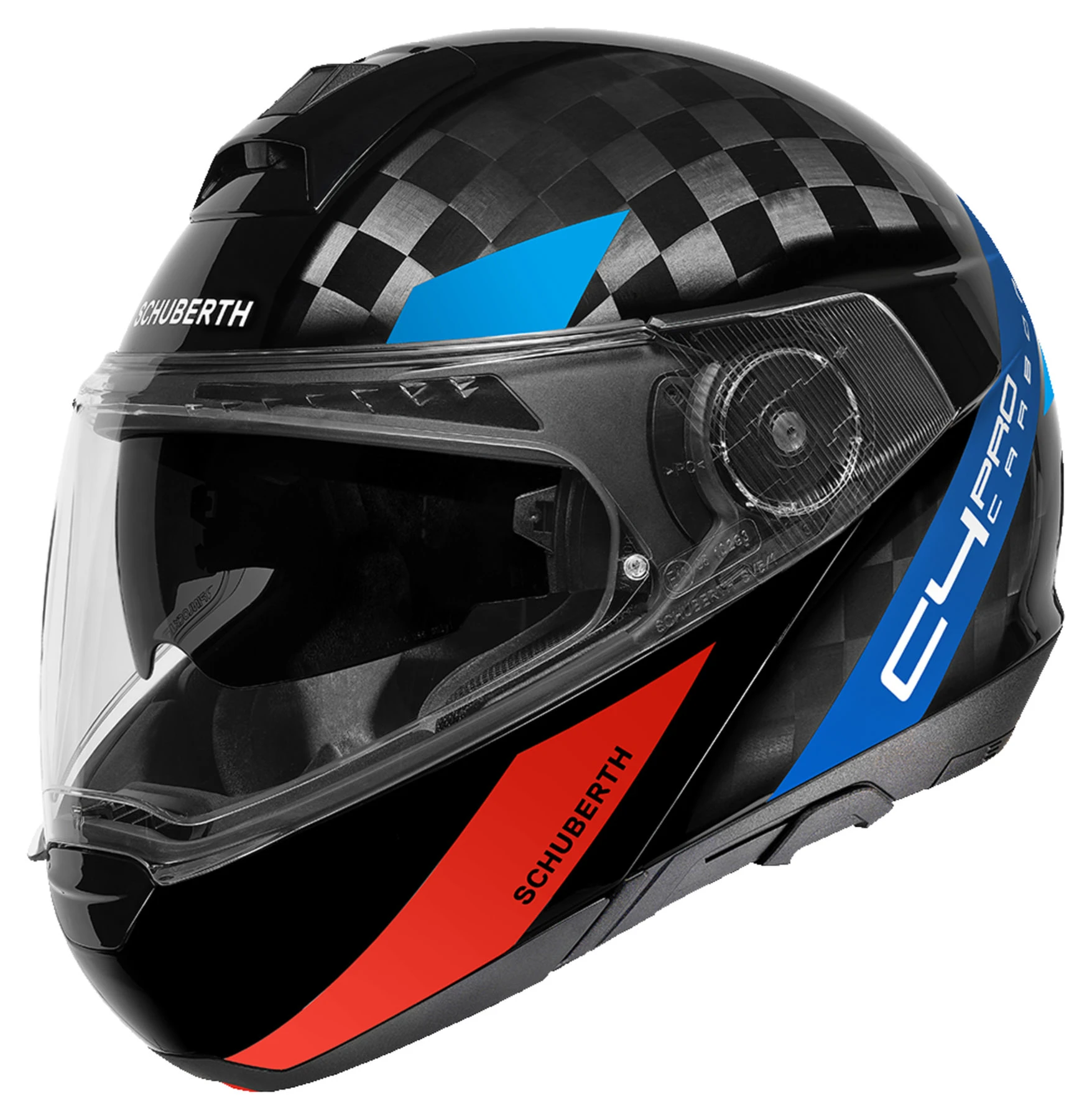 Schuberth C4 Pro Carbon Avio Blue - Image 5