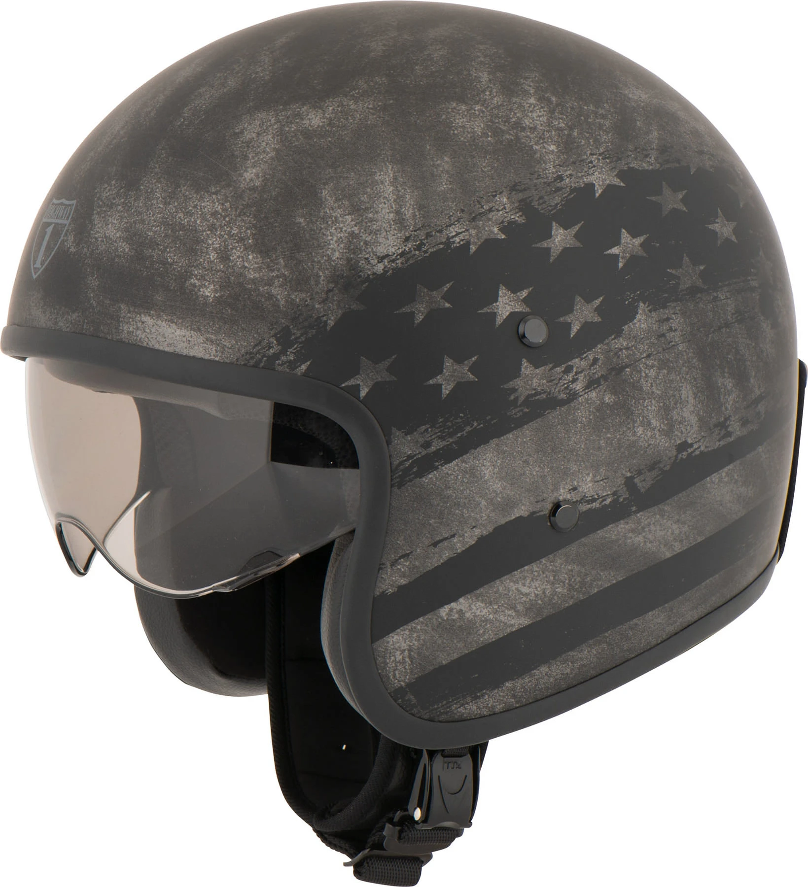 Highway 1 Vintage Fiber Jet Helmet - Image 4